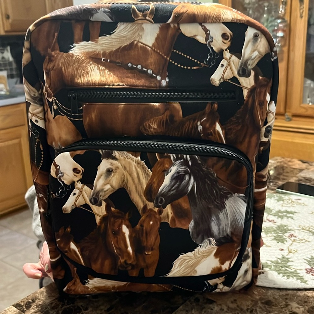 Handmade backpack.